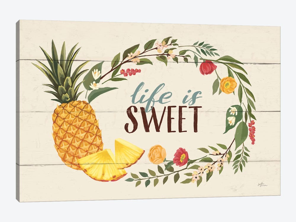 Sweet Life X by Janelle Penner 1-piece Canvas Wall Art