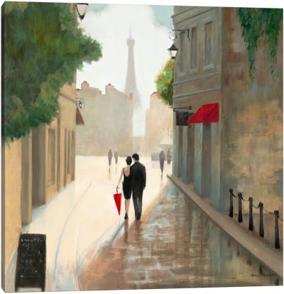 Paris Romance I  Canvas Art Print - Unknown Artist