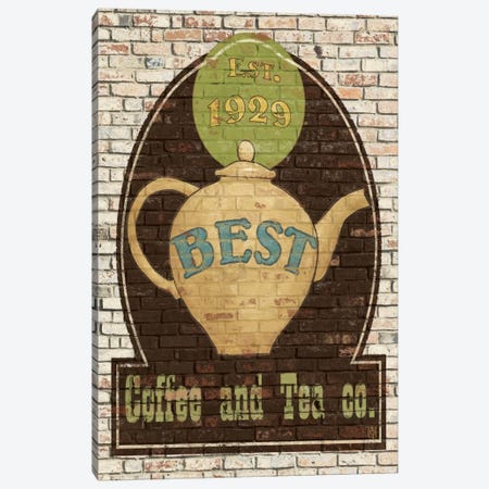 Best Coffee and Tea Canvas Print #WAC84} by Avery Tillmon Canvas Wall Art