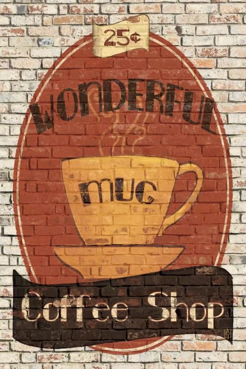 Wonderful Coffee Shop by Avery Tillmon wall art