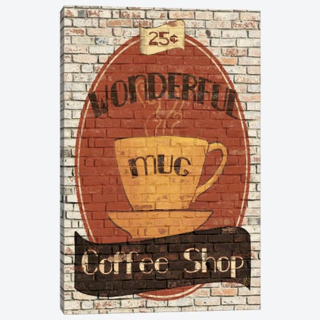 Wonderful Coffee Shop Canvas Print #WAC85} by Avery Tillmon Canvas Artwork