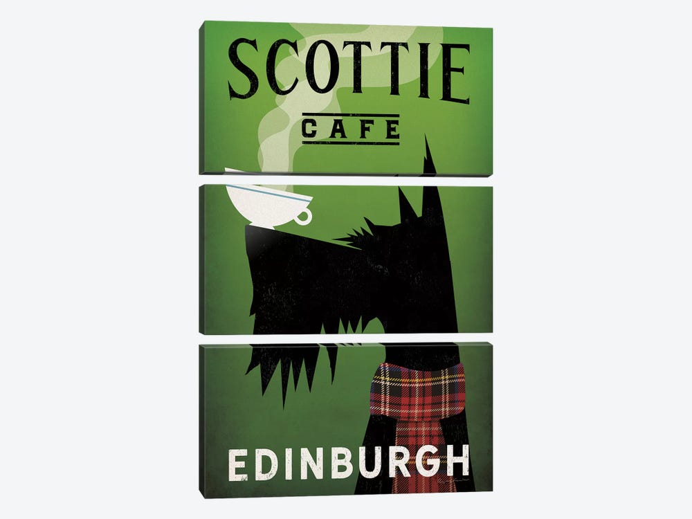Scottie Cafe by Ryan Fowler 3-piece Art Print