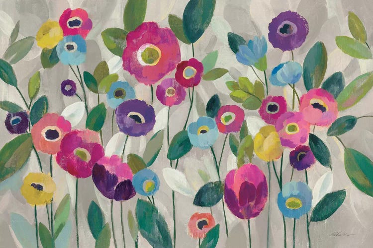 Fairy Tale Flowers V, Pink by Silvia Vassileva wall art