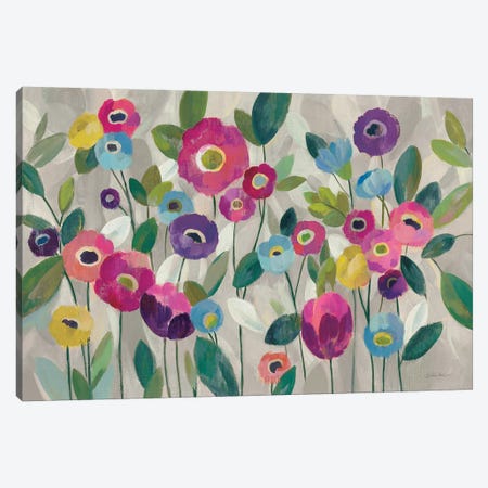 Fairy Tale Flowers V, Pink Canvas Print #WAC8608} by Silvia Vassileva Art Print