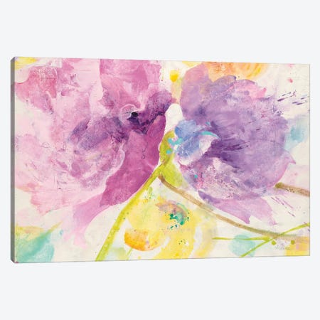 Spring Abstract Florals I Canvas Print #WAC8668} by Albena Hristova Canvas Print