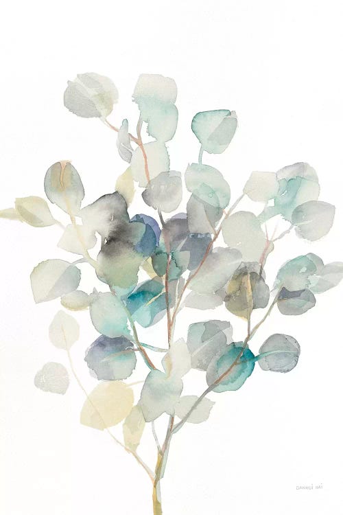 Eucalyptus III, White by Danhui Nai wall art