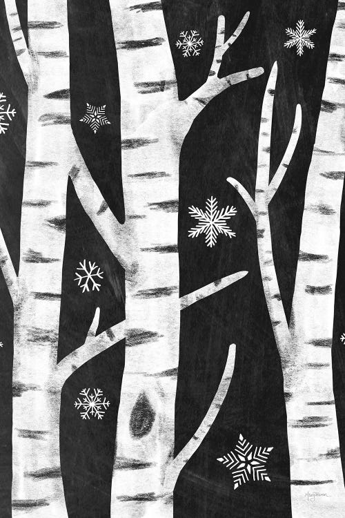 Snowy Birches I by Mary Urban wall art