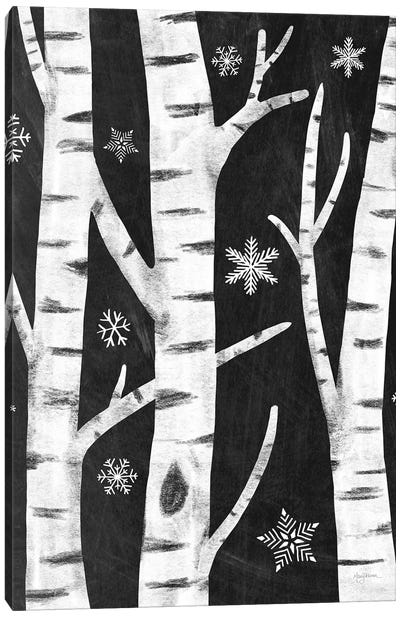 Snowy Birches I Canvas Art Print - Mary Urban