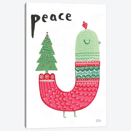 Christmas Tweets III Canvas Print #WAC8718} by Melissa Averinos Canvas Art Print
