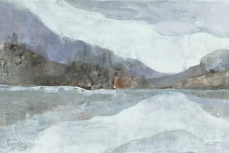 Light Winter Landscape by Albena Hristova wall art