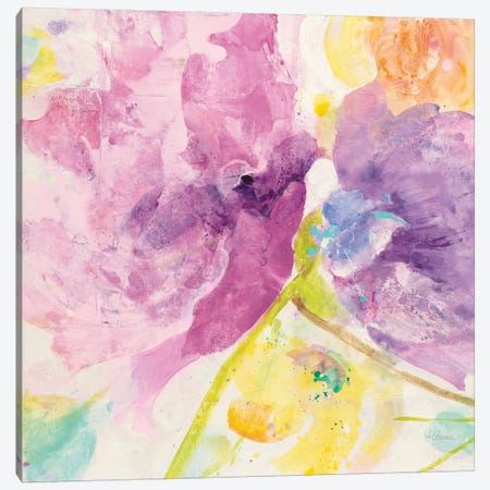 Spring Abstract Florals III Canvas Print #WAC8784} by Albena Hristova Canvas Print