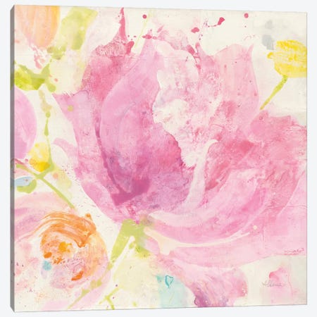 Spring Abstract Florals IV Canvas Print #WAC8785} by Albena Hristova Canvas Print