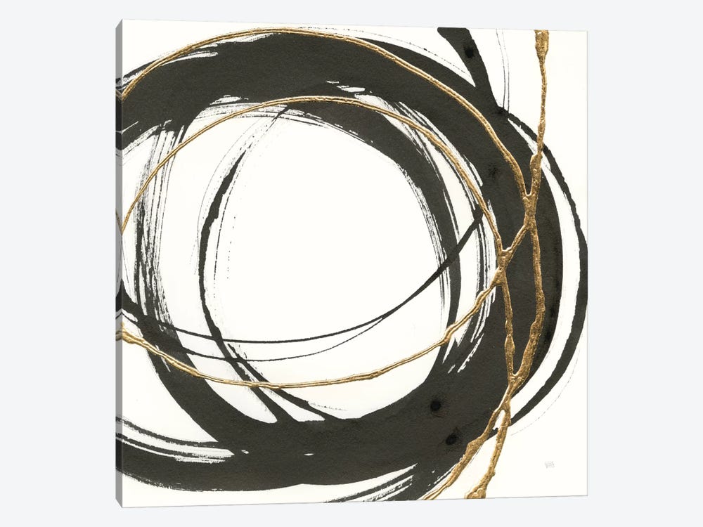 Gilded Enso II by Chris Paschke 1-piece Canvas Art Print