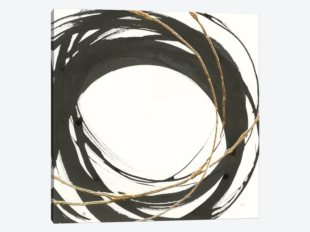 Gilded Enso III by Chris Paschke 1-piece Canvas Art