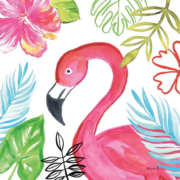 Flamingos: Tropicana IV by Farida Zaman