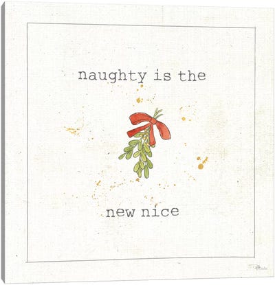 Christmas Cuties III - Naughty is the New Nice Canvas Art Print - Naughty or Nice