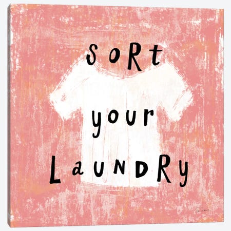 Laundry Rules III Canvas Print #WAC8922} by Sue Schlabach Canvas Wall Art