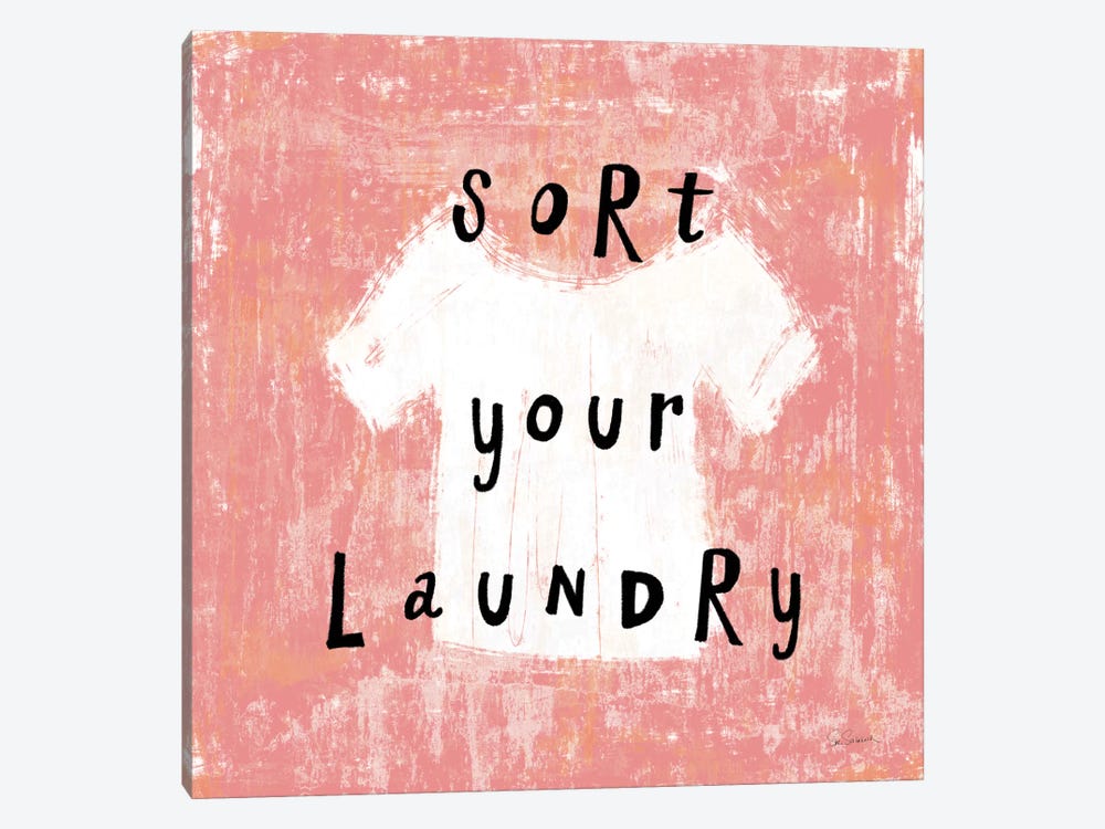 Laundry Rules III by Sue Schlabach 1-piece Canvas Print