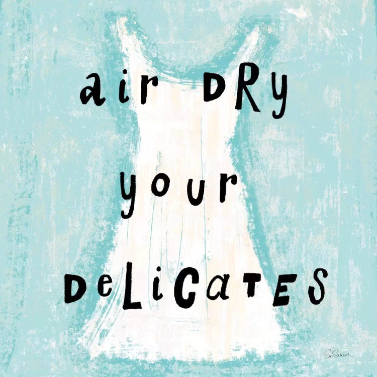 Laundry Rules VI by Sue Schlabach wall art