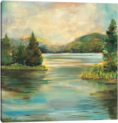 Silver Lake Canvas Art Print - Sue Schlabach