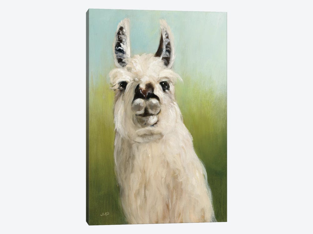 Who's Your Llama I by Julia Purinton 1-piece Canvas Art Print