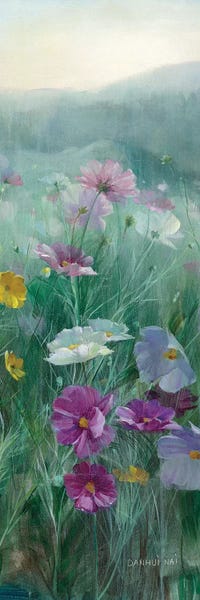 Panoramic Vertical: Cosmos At Dawn Panel II by Danhui Nai