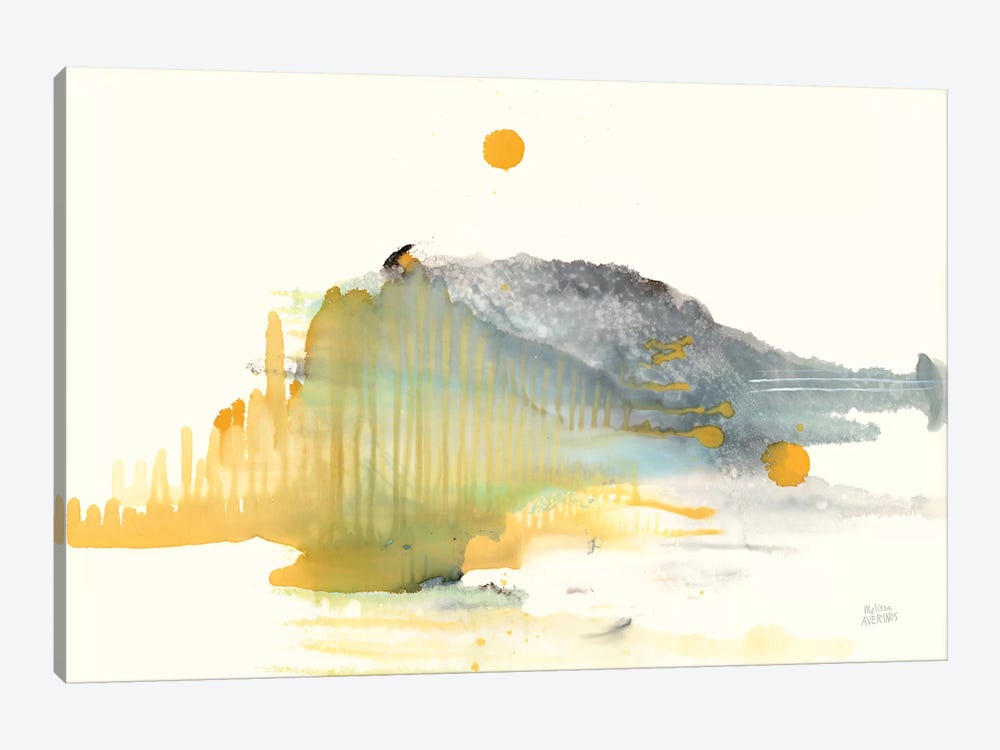 Golden Isle 1-piece Canvas Art Print