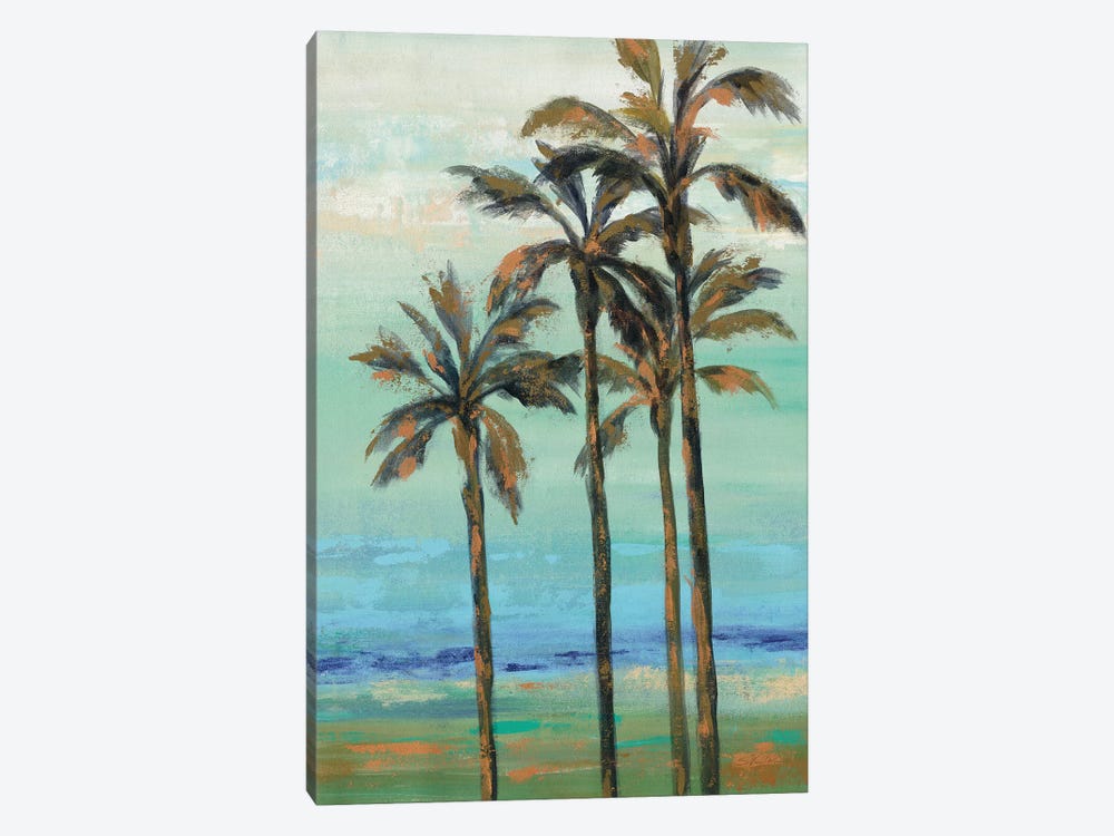 Copper Palms I by Silvia Vassileva 1-piece Canvas Art