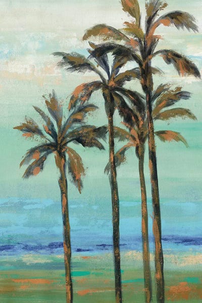 Tropical Décor: Copper Palms I by Silvia Vassileva