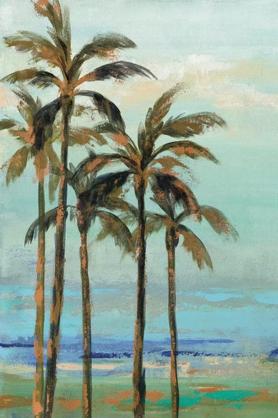 Tropical Décor: Copper Palms II by Silvia Vassileva