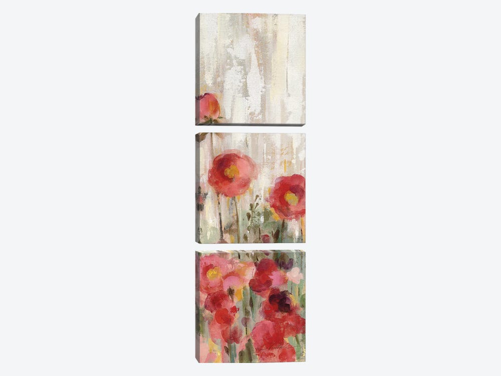 Sprinkled Flowers Panel I by Silvia Vassileva 3-piece Art Print