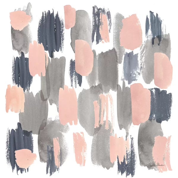 Farida Zaman: Grey Pink Mist I by Farida Zaman