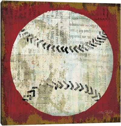 Ball I Canvas Art Print - Baseball