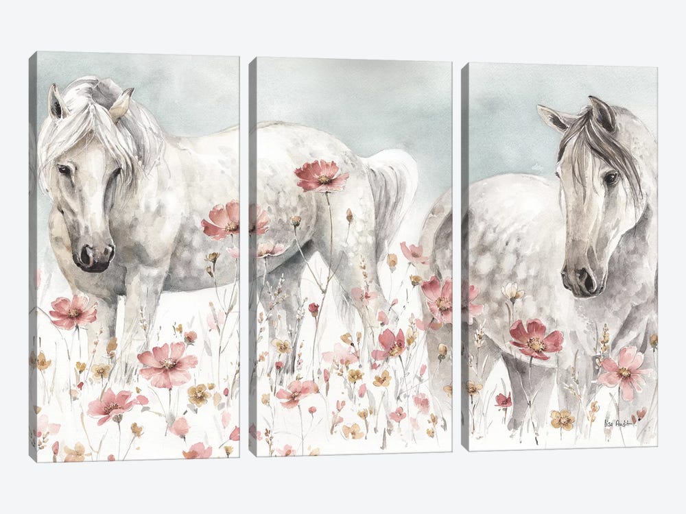 Wild Horses III 3-piece Canvas Art