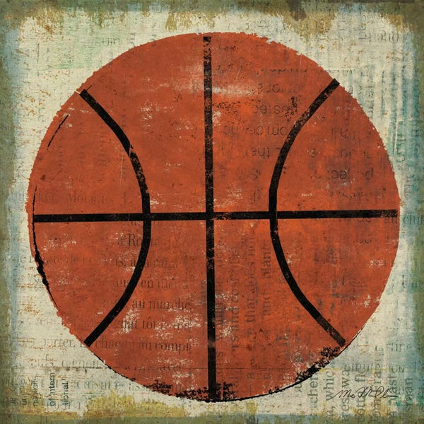 Kids Sports Art: Ball II by Michael Mullan