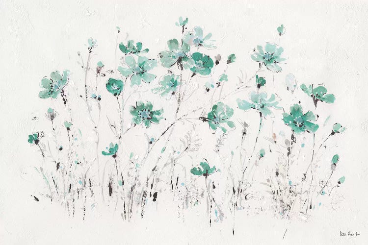 Wildflowers Turquoise I