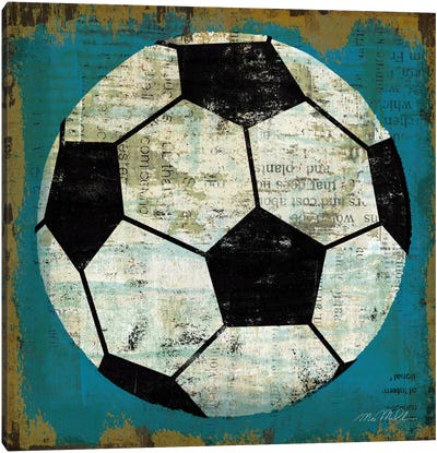 Ball IV Canvas Art Print - Soccer Art