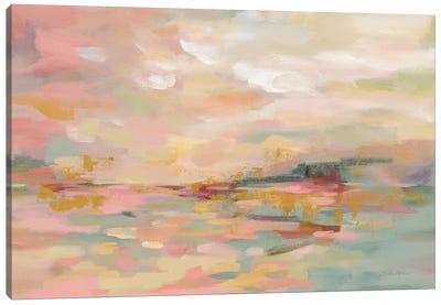 Pink Waves Canvas Art Print