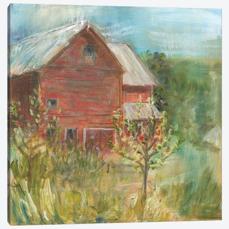 Barn Orchard Canvas Print #WAC9200} by Sue Schlabach Canvas Artwork