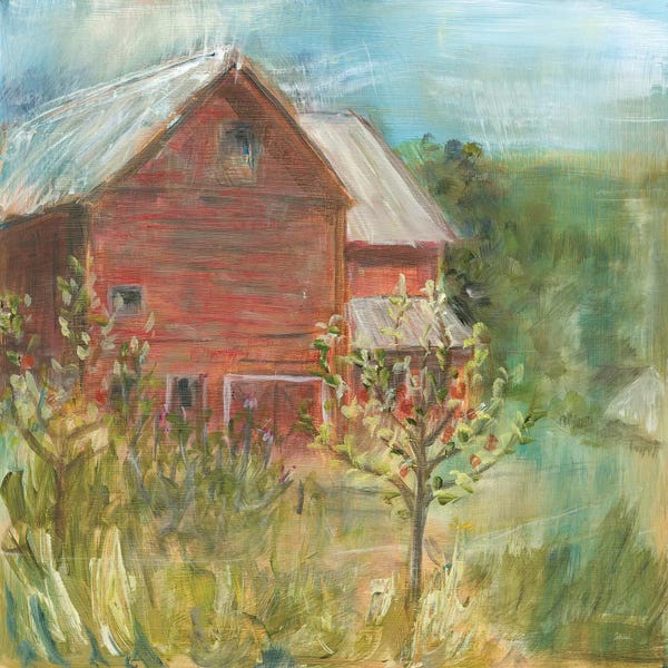 Sue Schlabach: Barn Orchard by Sue Schlabach