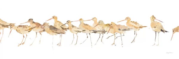 Avery Tillmon: Watercolor Sandpipers by Avery Tillmon