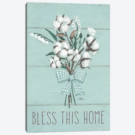 Blessed II, Mint Canvas Print #WAC9238} by Janelle Penner Canvas Print