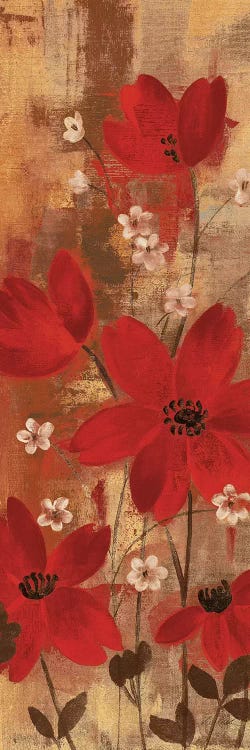 Floral Symphony Red I by Silvia Vassileva wall art