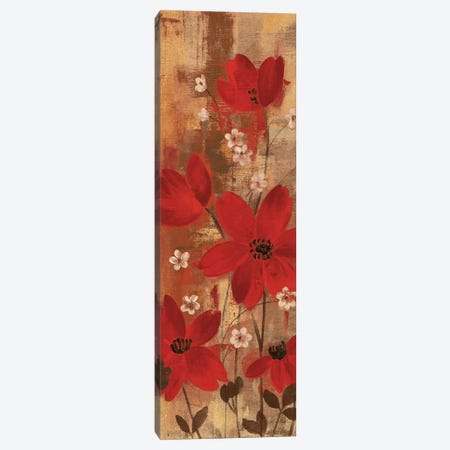Floral Symphony Red I Canvas Print #WAC9254} by Silvia Vassileva Canvas Artwork