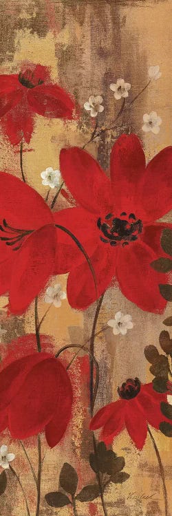 Floral Symphony Red II by Silvia Vassileva wall art