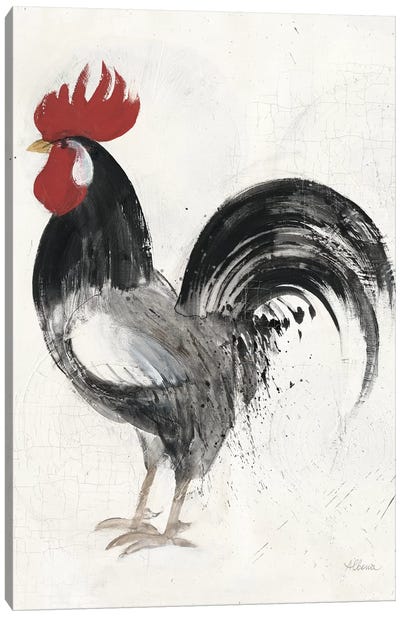 Gents IV Canvas Art Print - Chicken & Rooster Art