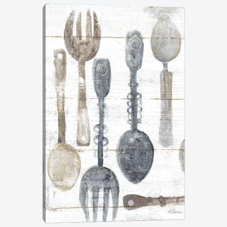 Spoons And Forks II Neutral Canvas Print #WAC9274} by Albena Hristova Canvas Art