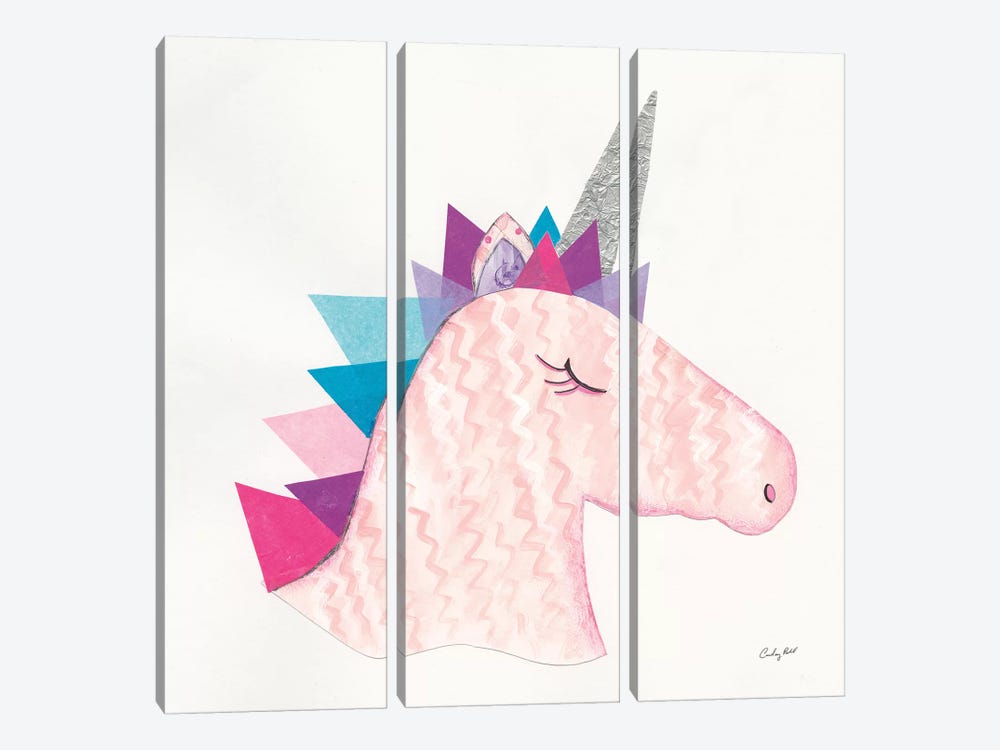 Unicorn Power I 3-piece Canvas Artwork