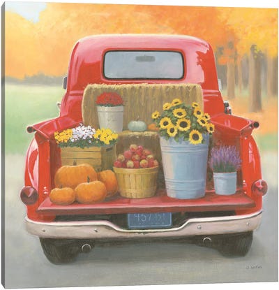 Heartland Harvest Moments I Canvas Art Print - Sunflower Art