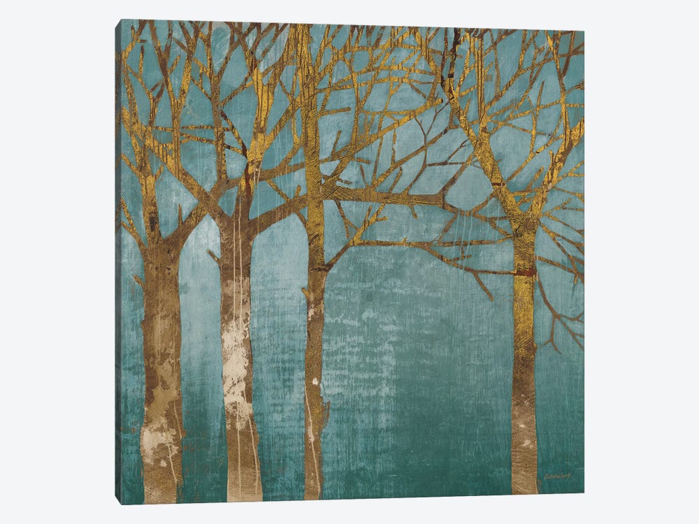 Golden Day Turquoise by Kathrine Lovell 1-piece Canvas Wall Art